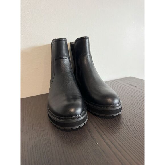 COLE HAAN Greenwich WP Chelsea Boot Women's Size 8 B Black Leather Boots Ankle - Picture 5 of 6